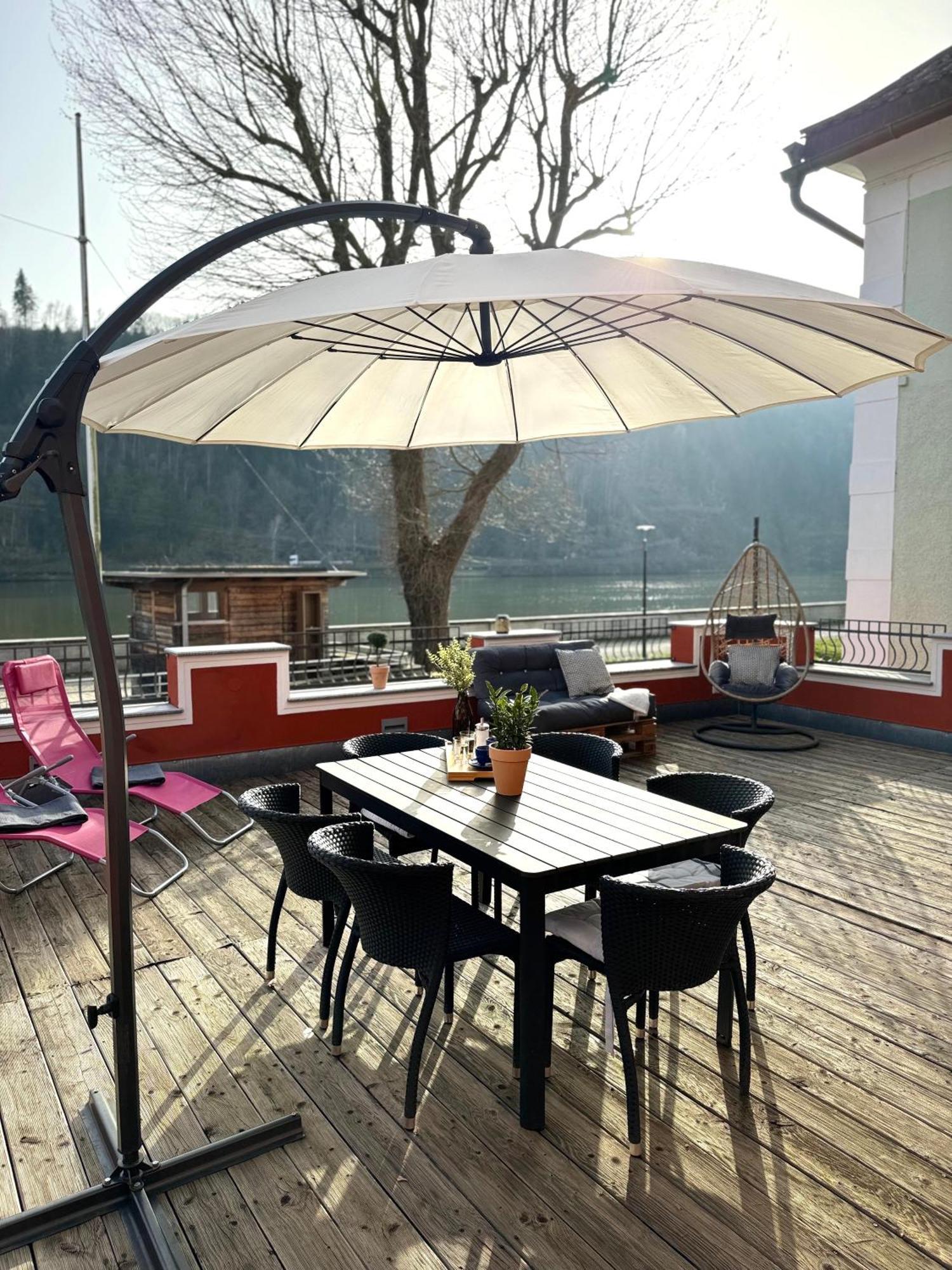 Terrassenwohnung Mit Donaublick Obernzell Dış mekan fotoğraf