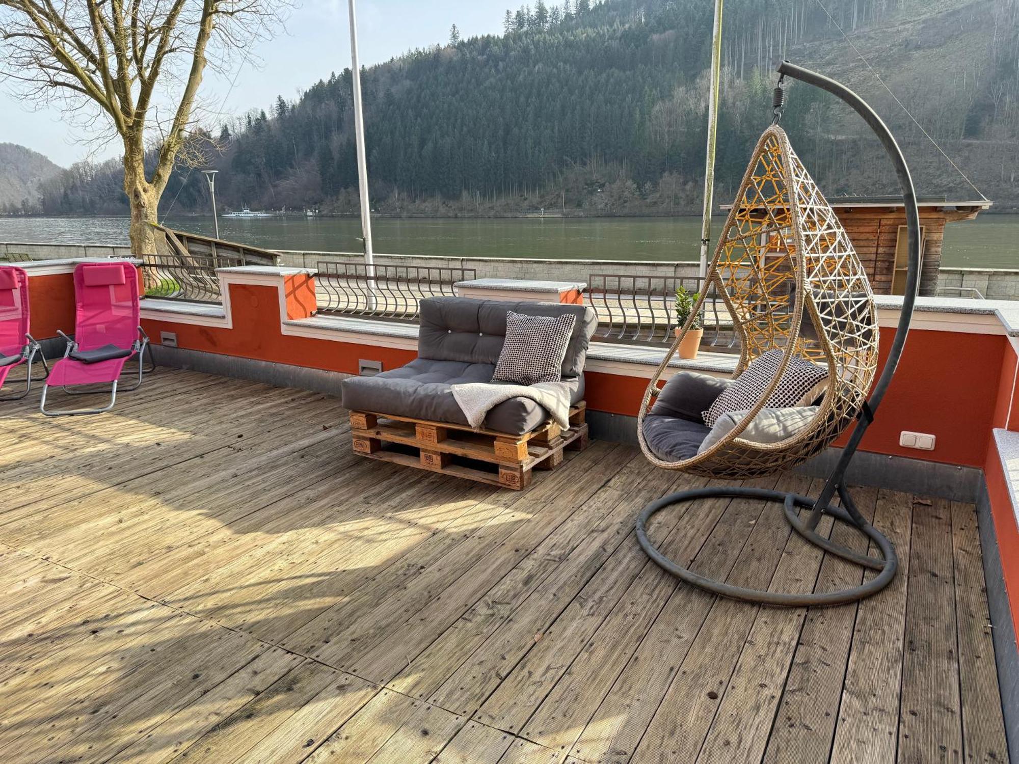 Terrassenwohnung Mit Donaublick Obernzell Dış mekan fotoğraf